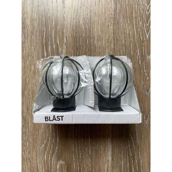 Ikea Blast Round Glass Curtain Rod Ends - Picture 1 of 5